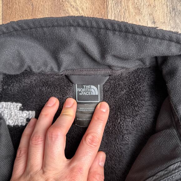 The North‎ Face Osito Fleece Jacket Women's Small Black Sherpa Exploring 6347 - Picture 7 of 14